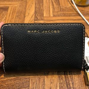 Marc Jacobs Black Leather Wallet NWT